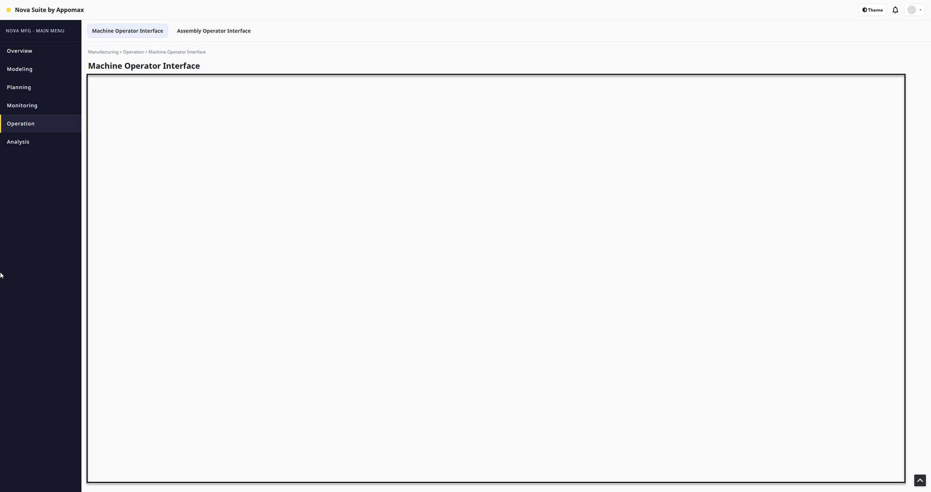 4.1 Machine Operator Interface | Appomax