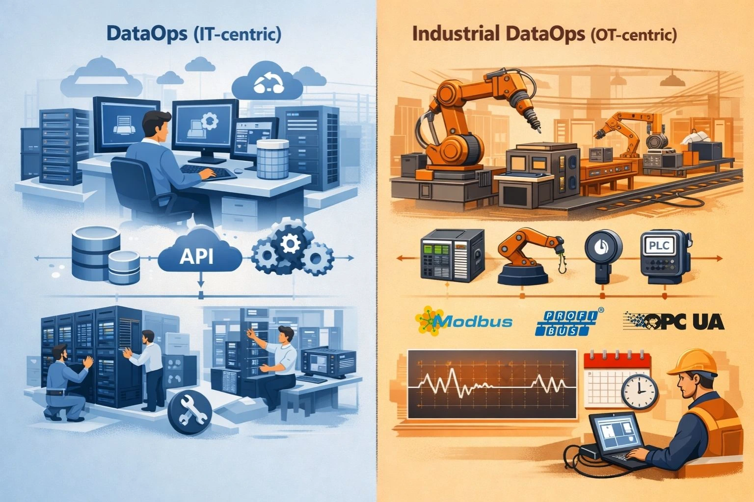ความแตกต่าง dataops