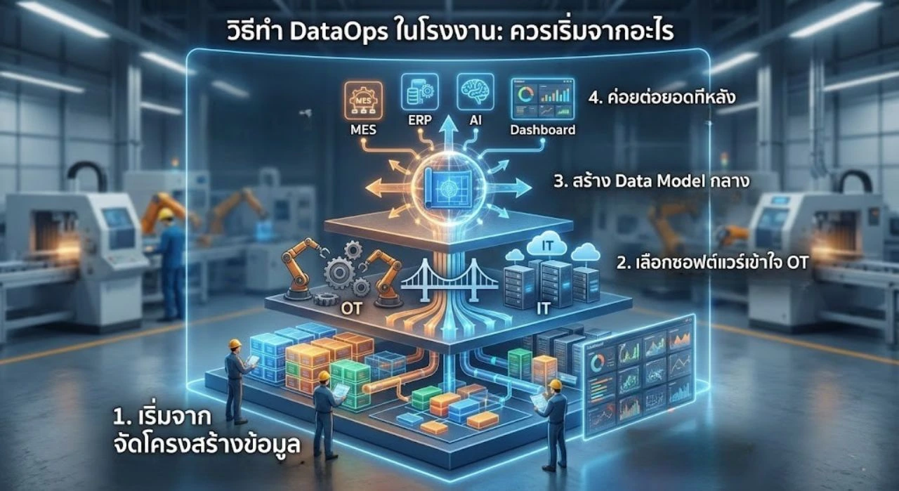 DataOps ในโรงงานควรเริ่มจากตรงไหน