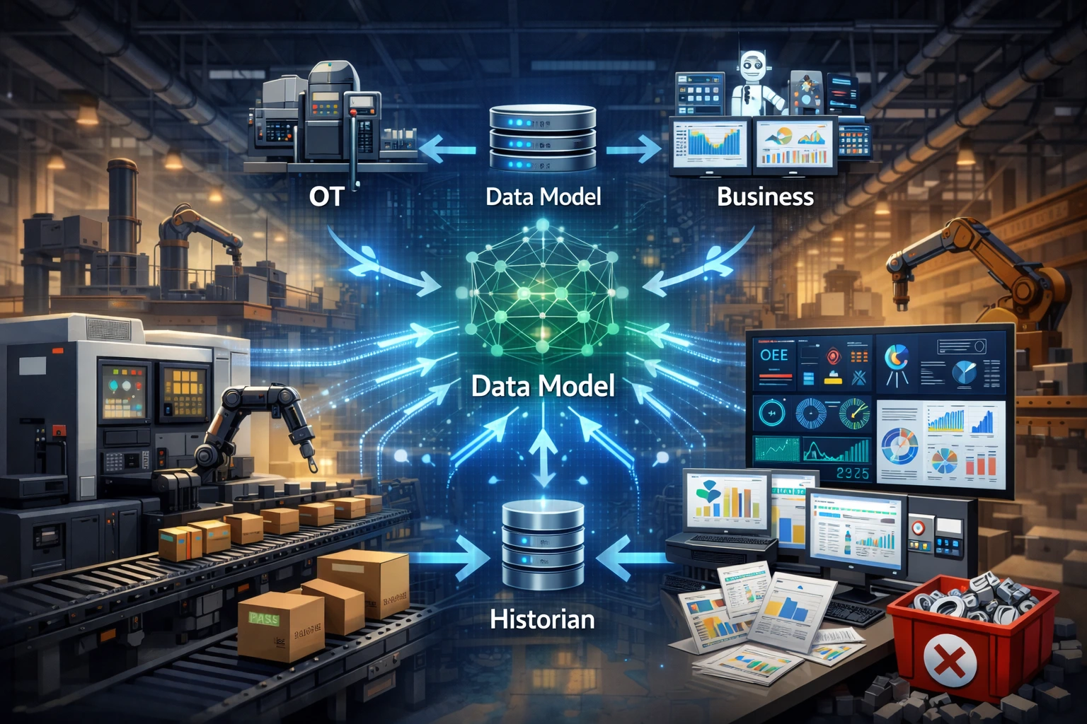 โครงสร้างข้อมูล Bigdata ของโรงงาน