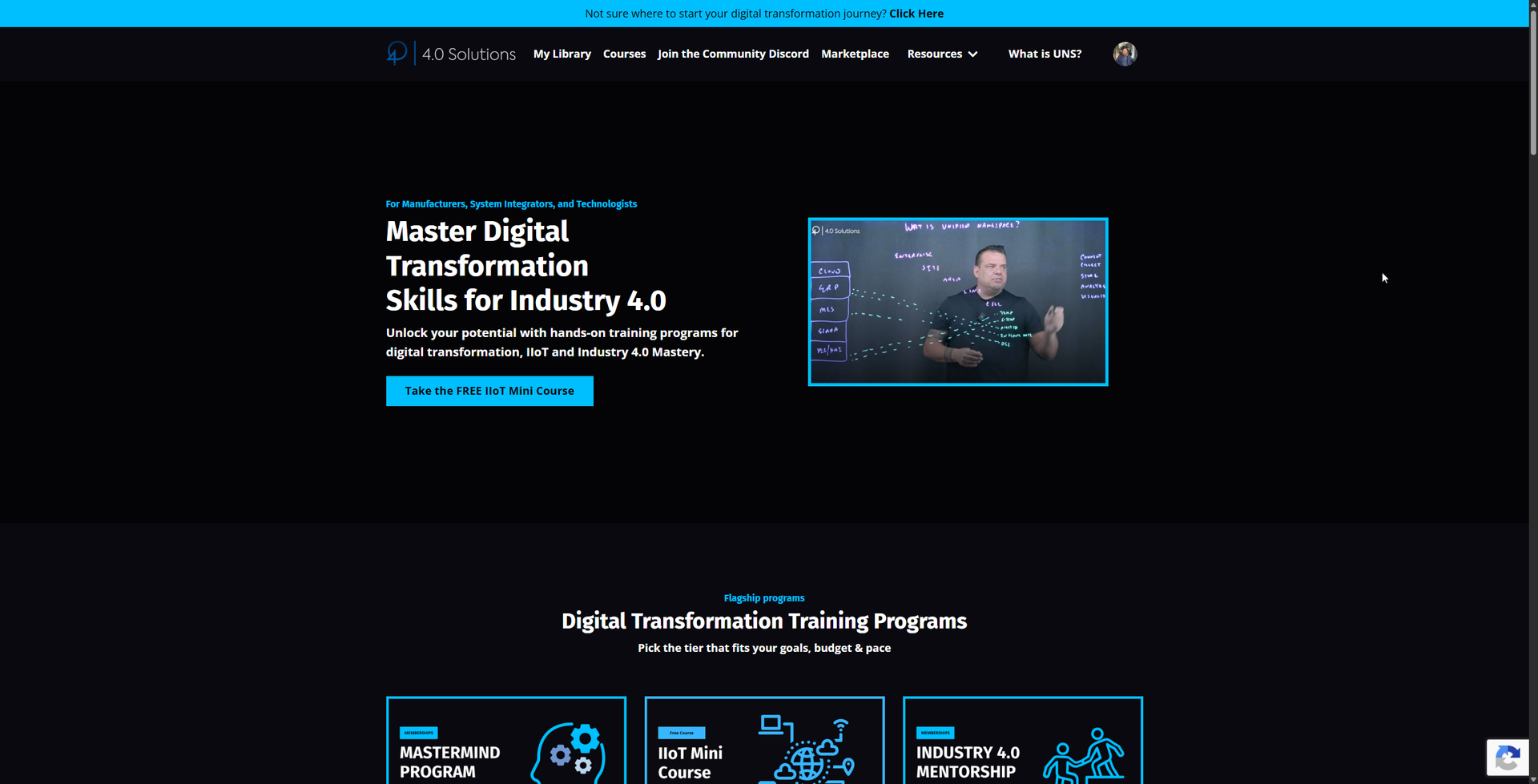 4.0 Solutions — Master Digital Transformation Skills for Industry 4.0