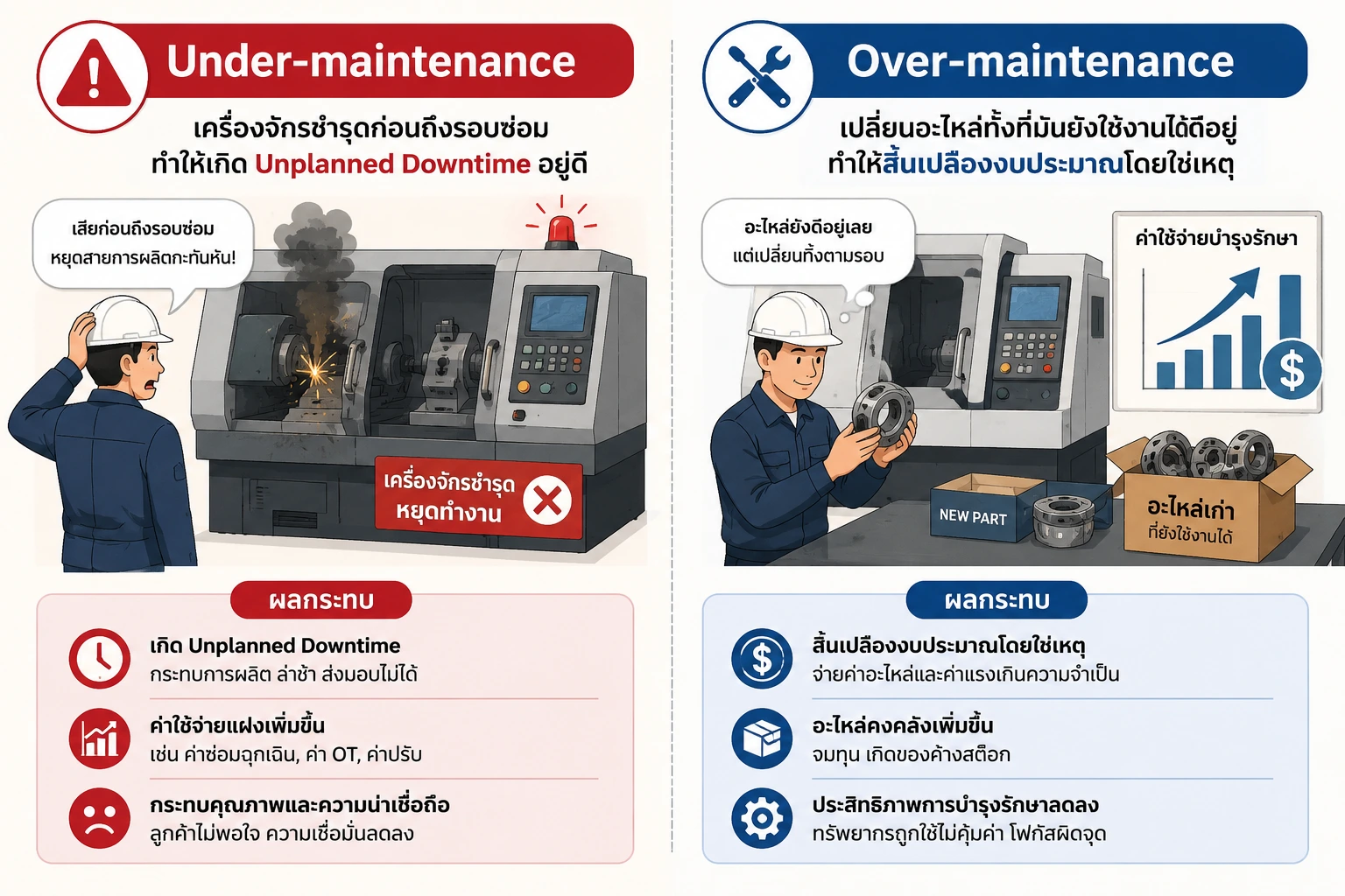 ช่องโหว่ของ Preventive Maintenance